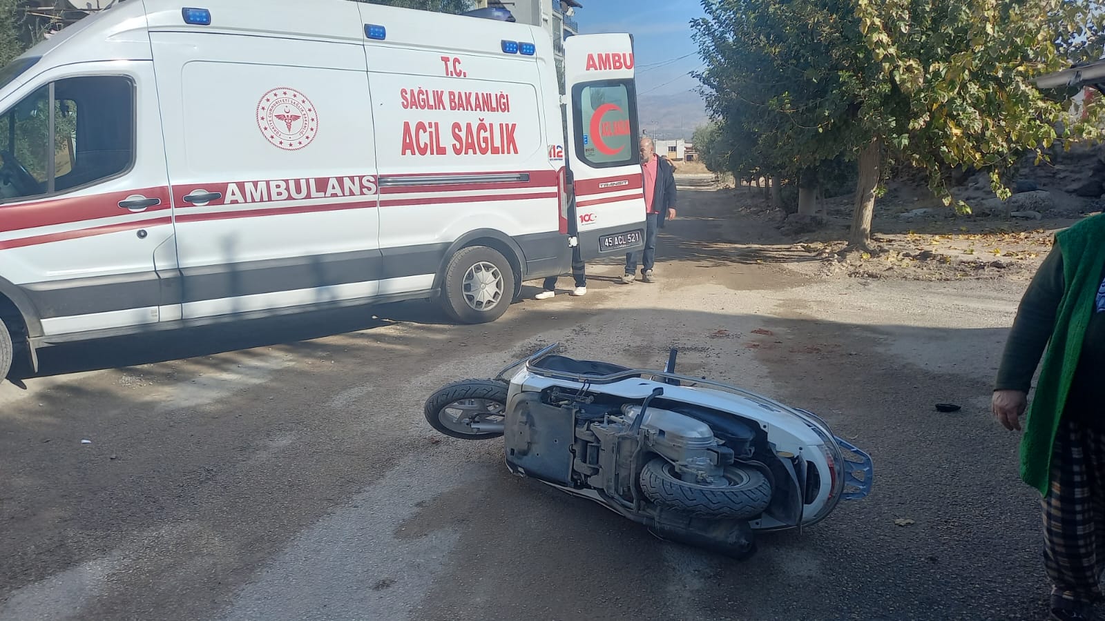 Alaşehir motosiklet kazası 