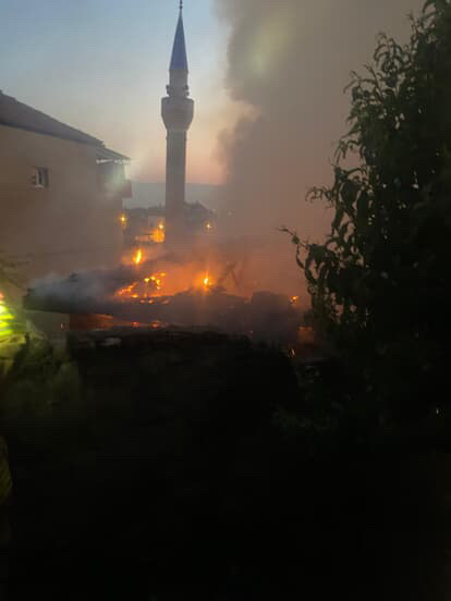 Alaşehir son dakika yangın