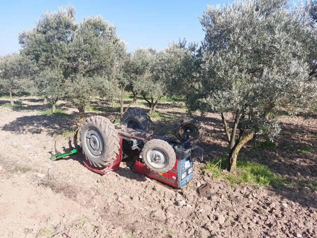 Alaşehir traktör kazası 