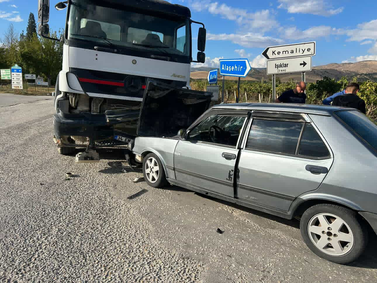 Alaşehir son dakika kaza 