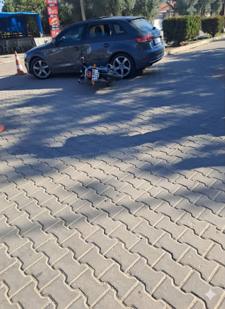 Alaşehir motosiklet kazası 