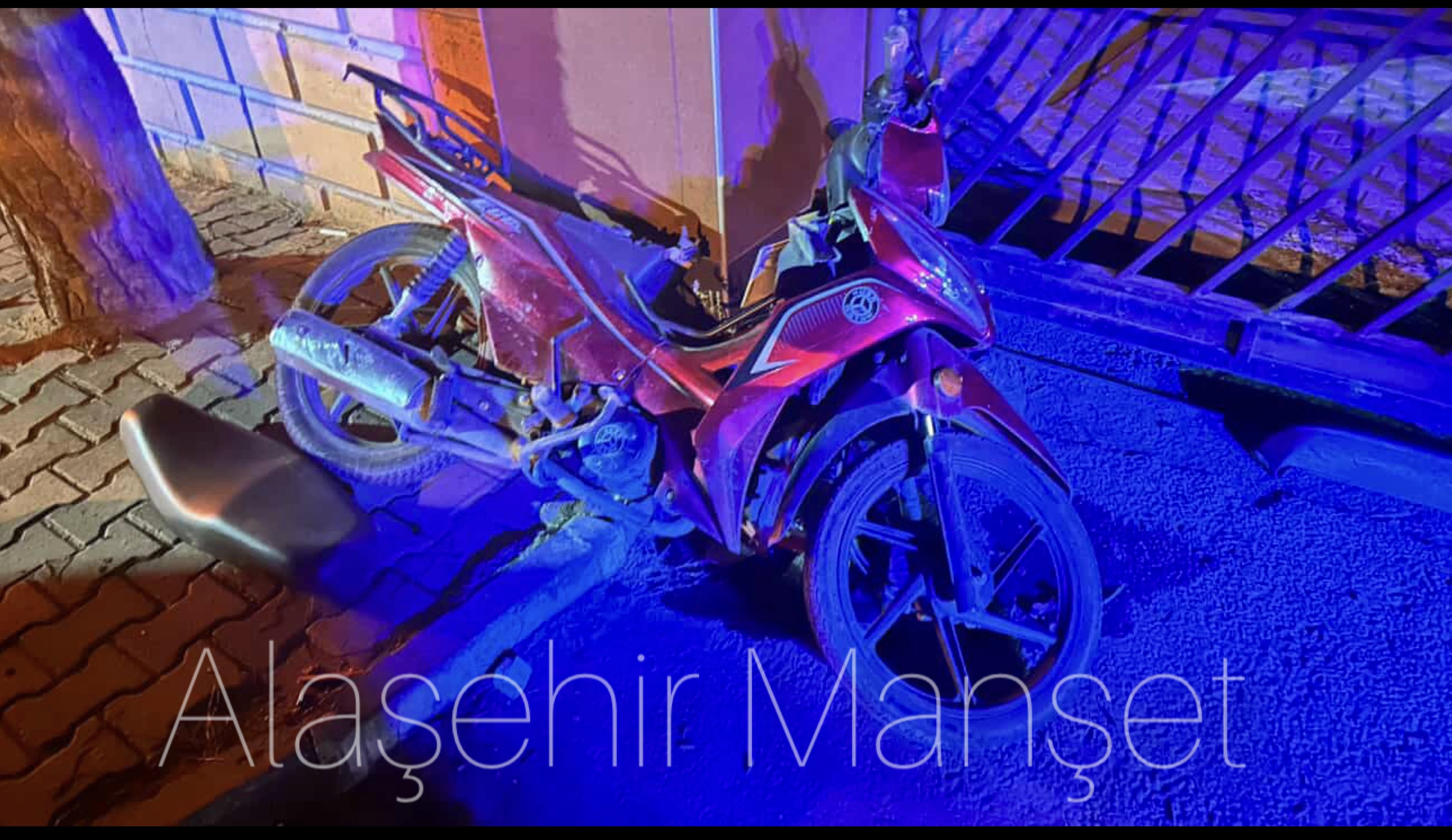 Alaşehir motosiklet kazası 