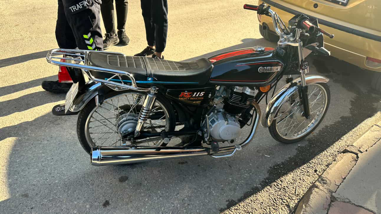 Alaşehir motosiklet kazası 