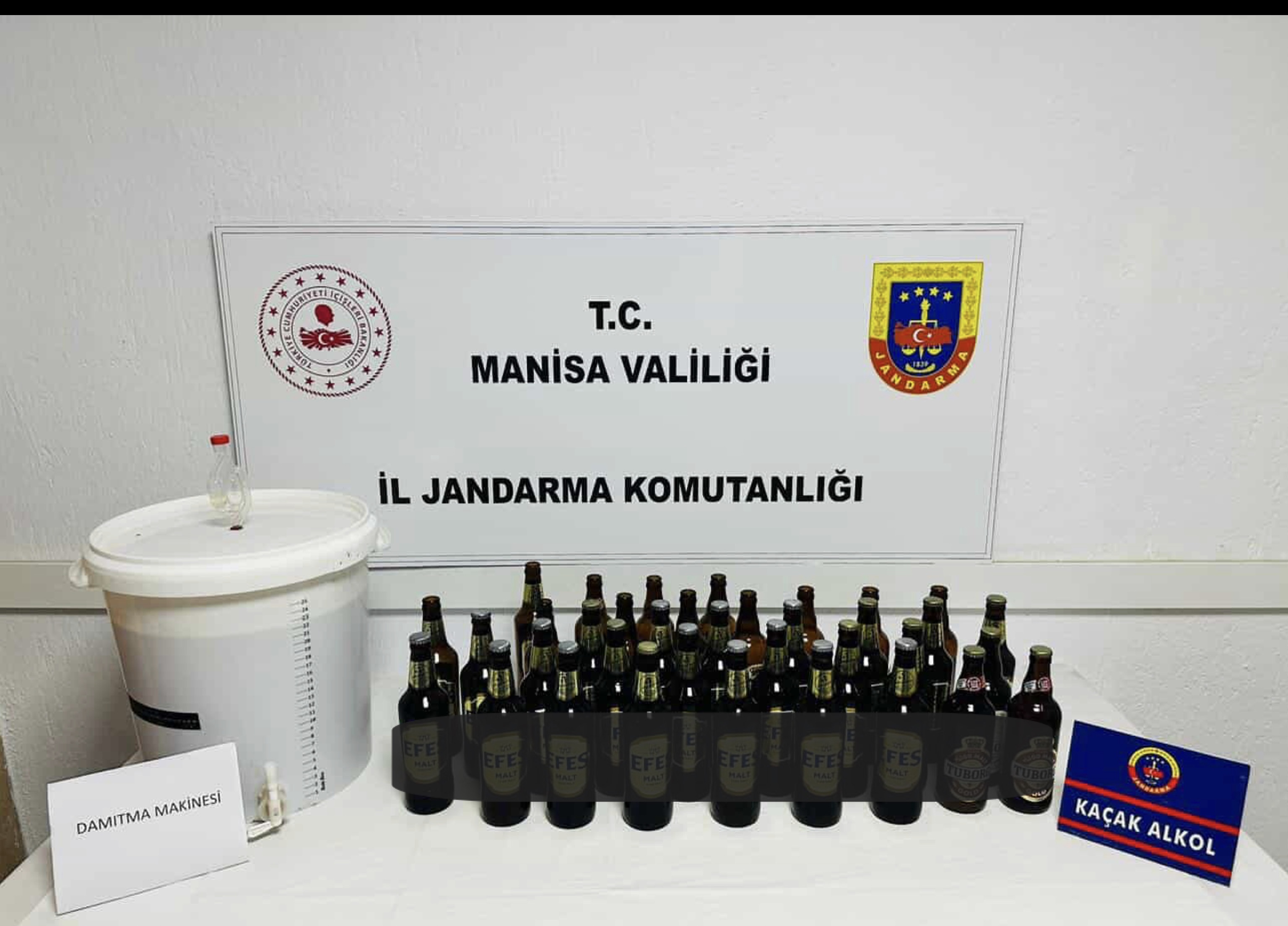 Alaşehir kaçak alkol 