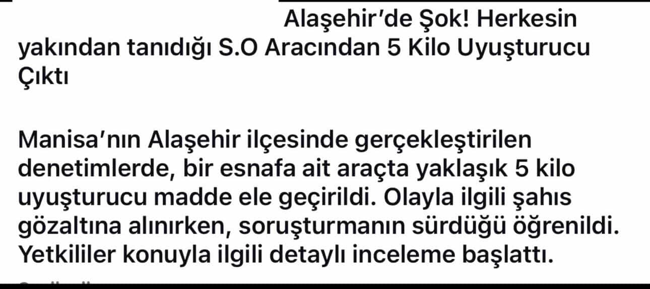 Alaşehir haberleri 