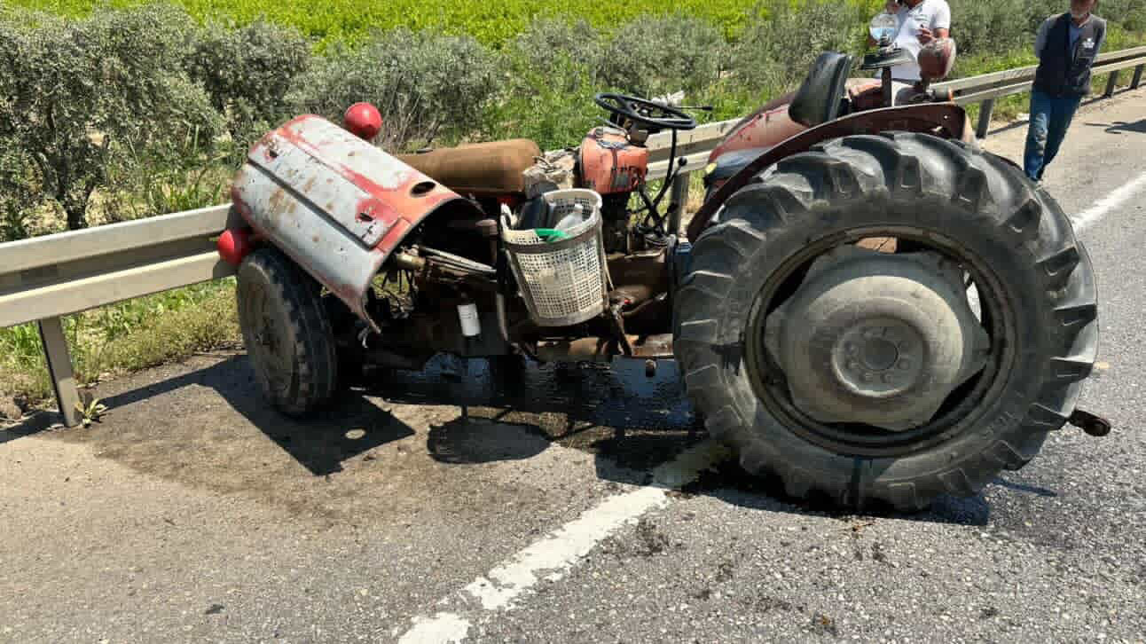 Alaşehir traktör kazası 