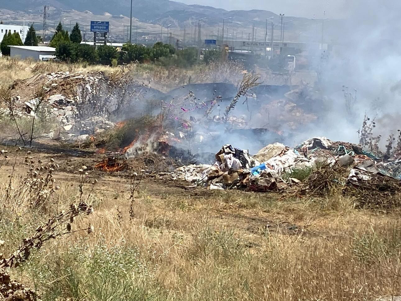 Alaşehir yangın 