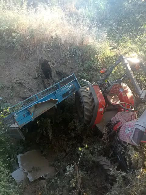Alaşehir traktör kazası 