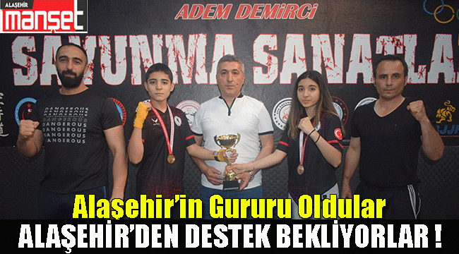 Alaşehir'de Yetişen Genç Sporcular Ödüle Doymuyor