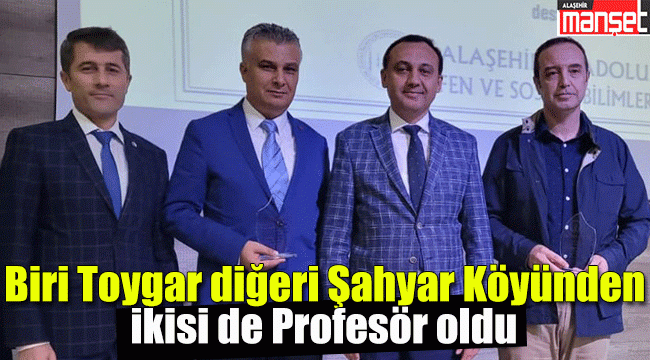 Alaşehir'li Profesörler ilçemizde öğrencilerle buluştu