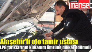 Alaşehir'li oto tamir ustası Osman Özçelik: 