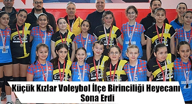 Alaşehir’de Küçük Kızlar Voleybol İlçe Birinciliği Heyecanı Sona Erdi