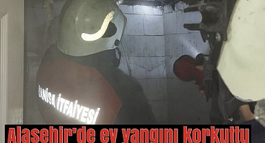 Tek katlı evde çıkan yangın mahallede korkuya neden oldu