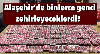 Alaşehir'de yüzlerce genci zehirleyeceklerdi: otomobilinde uyuşturucu ile yakalandı 