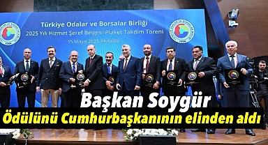 Hüseyin Soygür’e Cumhurbaşkanı ERDOĞAN’dan 20.Yıl Hizmet Şeref Belgesi!
