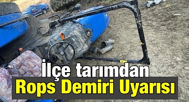 Üzüm sezonu öncesi İlçe Tarım Müdürlüğü’nden Traktör Güvenliği Uyarısı