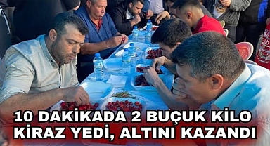 Alaşehir'de Kiraz Festivali renkli görüntülerle son buldu 