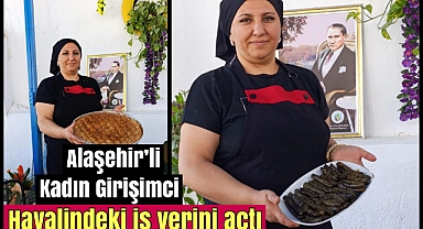Alaşehir'li Kadın Girişimci Özlem Sanlı, Hayalini Kurduğu 'Ala Bahçe'yi Hizmete Açtı