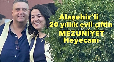 Alaşehir Meslek Yüksekokulu'nda mezuniyet coşkusu 