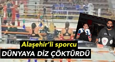 Alaşehirli Damla Yılmaz, dünya şampiyonasında gümüş madalya kazandı