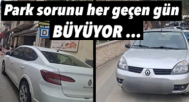 Alaşehir’de araç park yeri sorunu her geçen gün büyüyor 