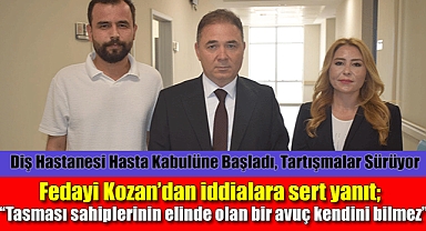 Alaşehir Diş Hastanesi Hasta Kabulüne Başladı, Tartışmalar Sürüyor