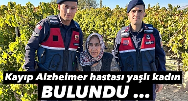 Alaşehir'de Kayıp Alzheimer Hastası Yaşlı Kadın Sağ Salim Bulundu