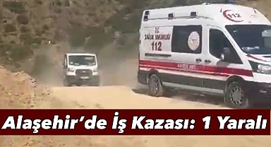 Alaşehir’de Yüksek Hızlı Tren Şantiyesinde Beton Mikseri Devrildi: 1 Yaralı