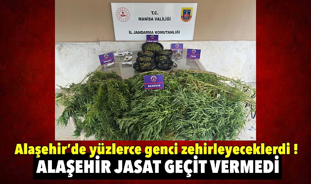 Alaşehir JASAT'tan Uyuşturucuya Büyük Darbe