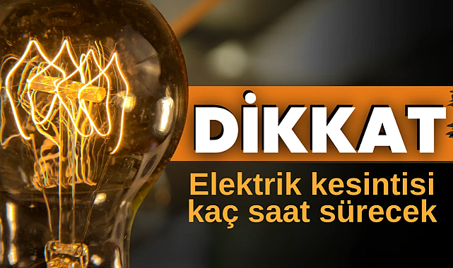 Alaşehir ve Sarıgöl’de Planlı Elektrik Kesintisi Uygulanacak