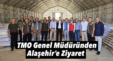 TMO Genel Müdürü Ahmet Güldal Alaşehir'de Üzüm Alımlarını Yerinde İnceledi