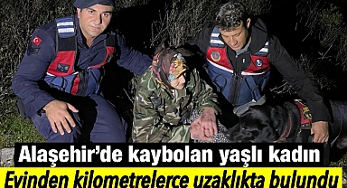 Alaşehir'de Kaybolan Alzheimer Hastası Yaşlı Kadın, Evinden Kilometrelerce Uzakta Jandarma Ekipleri Tarafından Bulundu