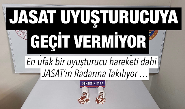 Alaşehir'de JASAT'tan uyuşturucu operasyonu: 118 adet Lyrica hap ele geçirildi