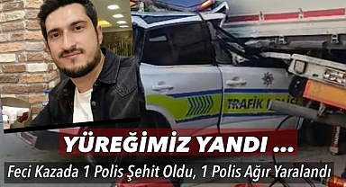 Alaşehir'de Kahreden Kaza: 1 Polis Şehit Oldu, 1 Polis Ağır Yaralı
