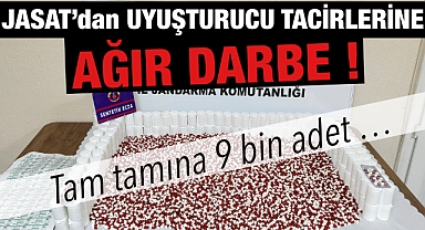 Alaşehir'de uyuşturucu tacirlerine ağır darbe: 9 bin 140 adet sentetik ecza hapı ele geçirildi
