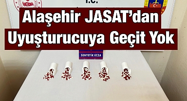 Alaşehir'de Uyuşturucu Ticareti Operasyonu: 290 Adet Sentetik Ecza Hapı Ele Geçirildi, 1 Tutuklama 