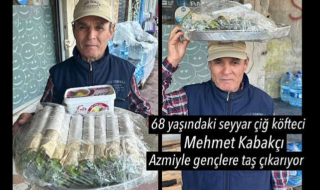 Alaşehir'in 30 Yıllık Seyyar Çiğ Köfte Ustası, Azmiyle Gençlere Taş Çıkarıyor