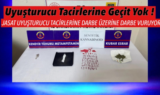 JASAT, Alaşehir'de Zehir Tacirlerine Nefes Aldırmıyor: 197 İçimlik Bonzai, Metanfetamin ve Esrar Ele Geçirildi!