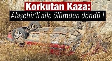 Otomobil tarlaya uçtu, 1'i bebek 5 yaralı