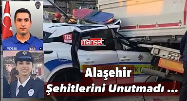 Alaşehir'de şehit polisler için lokma hayrı ve mevlit programı