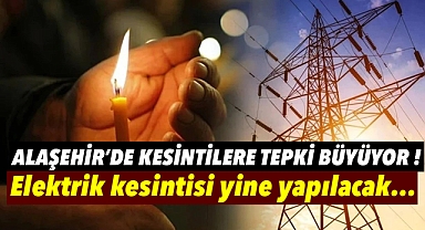 Alaşehir’in Elektrik Çilesi Bitmiyor: Karanlık Geceler Devam Edecek 