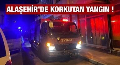 Alaşehir'de Sabaha Karşı Ev Yangını Korku Dolu Anlar Yaşattı