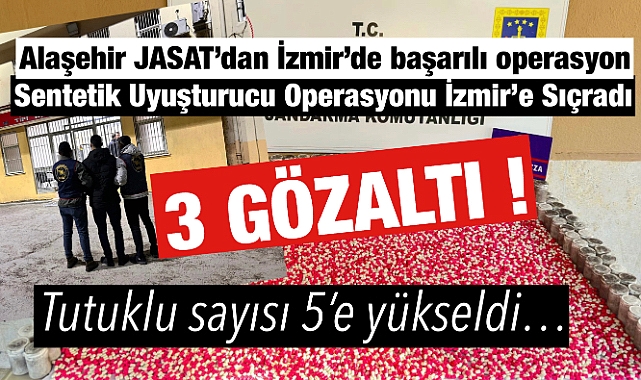 Alaşehir JASAT'ın Genişleyen Operasyonu: İzmir'de Eş Zamanlı Baskın, Tutuklu Sayısı 5'e Yükseldi!