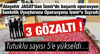 Alaşehir JASAT'ın Genişleyen Operasyonu: İzmir'de Eş Zamanlı Baskın, Tutuklu Sayısı 5'e Yükseldi!