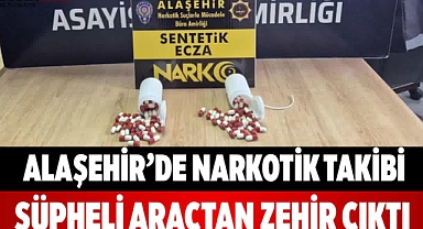 Alaşehir’de Sentetik Ecza Hap Operasyonu: 20 Yaşındaki Şüpheli Tutuklandı