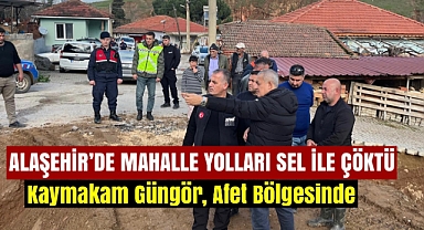 Kaymakam Güngör Afet Bölgesinde: Sel ve Toprak Kayması Nedeniyle Köy Yolları Çöktü, Çalışmalar Hızla Sürüyor