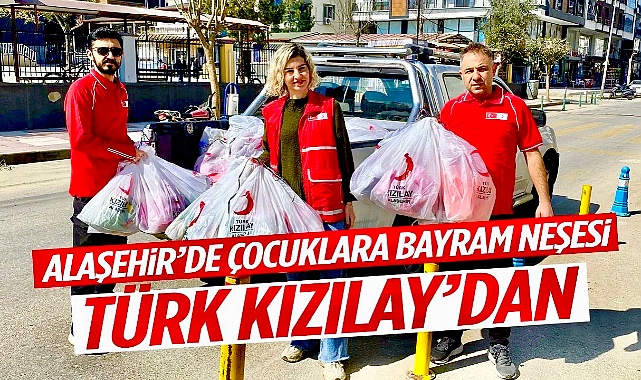 Alaşehir’de 800 Çocuğa Bayram Sevinci: Kızılay’dan Anlamlı Yardım