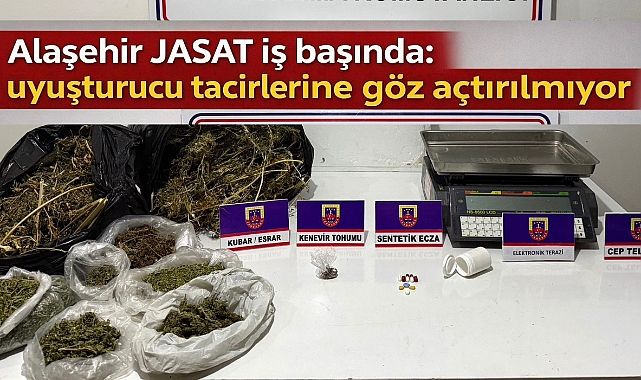 Alaşehir JASAT ve Sarıgöl Jandarmasından Zehir Tacirine Darbe: 1 Tutuklama