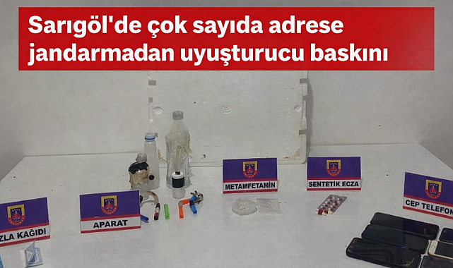 Sarıgöl'de Çok Sayıda Adrese Uyuşturucu Baskını: 1 Tutuklama