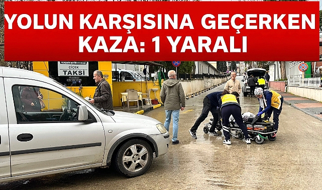 Alaşehir'de Bir Anlık Dikkatsizlik Kazaya Neden Oldu: 1 Yaralı 